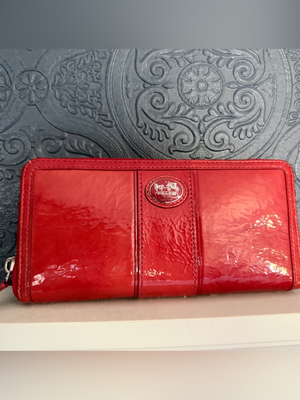 Coach Zippered Wraparound Wallet